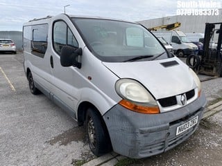 Location: South Wales - 2003 RENAULT TRAFIC SL27 DCI 100 SWB Panel Van REG: NU03ZRZ, Keys: No, MOT Expiry date: 20/07/2024, 1870 Diesel, 6 Speed Manual Diesel, Former Keepers: 5