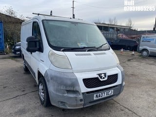 NOTE: ATF Registered Buyers ONLY - Location: Hull - 2007 PEUGEOT BOXER 333 SWB Panel Van REG: NA07XCJ, Keys: No, MOT Expiry date: 01/10/2025, 2198 Diesel, 5 Speed Manual Diesel, Former Keepers: 6