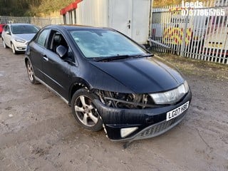 Location: Leeds - 2007 HONDA CIVIC ES I-CTDI 5 Door Hatchback REG: LG07HBE, Keys: No, MOT Expiry date: 15-10-2024, 2204 Diesel, 6 Speed Manual Diesel, Former Keepers: 11