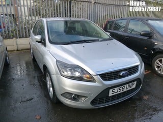 Location:  Hayes - 2008 FORD FOCUS ZETEC 100 5 Door Hatchback REG: SJ58UNP, Keys: No, MOT Expiry date: 14/12/2024, 1596 Petrol, 5 Speed Manual Petrol, Former Keepers: 7