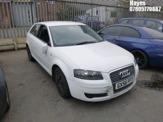 Location:  Hayes - 2007 AUDI A3 SPECIAL EDITION A 3 Door Hatchback REG: GX56FFT, Keys: No, MOT Expiry date: 11/12/2024, 1595 Petrol, 6 Speed Auto Petrol, Former Keepers: 3