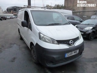 Location:  Hayes - 2012 NISSAN NV200 SE DCI Car Derived Van REG: EA61MWE, Keys: No, MOT Expiry date: 06/03/2025, 1461 Diesel, 5 Speed Manual Diesel, Former Keepers: 4