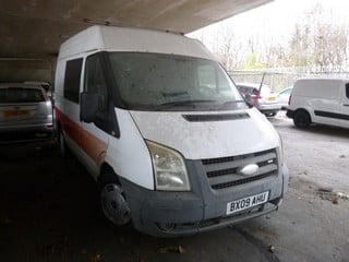 Location:  Hayes - 2009 FORD  TRANSIT 115 T300S FWD Panel Van REG: BX09AHU, Keys: No, MOT Expiry date: 01/04/2024, 2198 Diesel, 6 Speed Manual Diesel, Former Keepers: 10