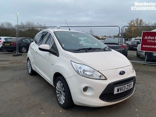 Location: Manchester - 2013 FORD KA ZETEC 3 Door Hatchback REG: WV13ZSY, 1242 Petrol, 5 Speed Manual Petrol, Former Keepers: 5, Keys: No, MOT Expiry date: 12/11/2025