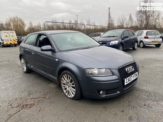 Location: Manchester - 2007 AUDI A3 SPORT TDI 170 3 Door Hatchback REG: CA07YTM, 1968 Diesel, 6 Speed Manual Diesel, Former Keepers: 6, Keys: No, MOT Expiry date: 28/10/2024