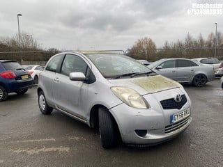 Location: Manchester - 2006  TOYOTA  YARIS T3 	 3 Door Hatchback 	 REG: GY56RKU, 1296cc	 Petrol , 5 Speed Manual Petrol 	, Former Keepers: 6, Keys: No, MOT Expiry date: 01/07/2023