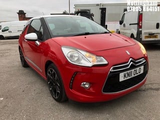 Location: Nottingham - 2011 CITROEN DS3 DSPORT 3 DOOR HATCHBACK REG: KN11OLO, 1598cc PETROL, 6 SPEED MANUAL PETROL, Former Keepers: 6, Keys: Yes, MOT Expiry date: 17/08/2024