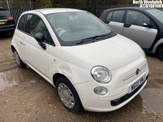 Location: North Woolwich - 2013 FIAT 500 POP RHD 3 Door Hatchback REG: NG13VMJ, Keys: No, MOT Expiry date: 31/08/2024, 1242 Petrol, 5 Speed Manual Petrol, Former Keepers: 3