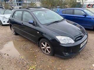 Location: North Woolwich - 2004 TOYOTA COROLLA TSPIRIT VVTI 5 Door Hatchback REG: CE54LXZ, Keys: No, MOT Expiry date: 29/09/2024, 1598 Petrol, 5 Speed Manual Petrol, Former Keepers: 3