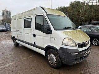 Location: North Woolwich - 2009 VAUXHALL MOVANO 3500 CDTI LWB Motor Caravan REG: DN58LYT, Keys: No, MOT Expiry date: 14/04/2024, 2464 Diesel, 6 Speed Manual Diesel, Former Keepers: 5