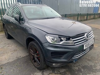 Location: BELVEDERE - 2015 VOLKSWAGEN TOUAREG V6 SE TDI BLUE TE 	 ESTATE REG: VU15LLX, 2967cc DIESEL, 8 SPEED AUTO DIESEL, Former Keepers: 3, Keys: No, MOT: Expiry date15.11.2025