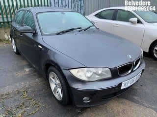 Location: BELVEDERE - 2006 BMW 116I SPORT 	 5 DOOR HATCHBACK REG: KF06BXB, 1596cc PETROL, 5 SPEED MANUAL PETROL, Former Keepers: 7, Keys: No, MOT: Expiry date06.05.2025