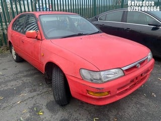 Location: BELVEDERE - 1997 TOYOTA COROLLA KUDOS 	 5 DOOR HATCHBACK REG: P893PPU, 1332cc PETROL, 5 SPEED MANUAL PETROL, Former Keepers: 3, Keys: No, MOT: Expiry date08.05.2025