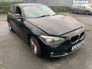 Location: Belvedere - 2013 BMW 116D EFFICIENTDYNAMICS 5 Door Hatchback REG: RJ62UHR, Keys: No, MOT Expiry date: 27/06/2024, 1598 Diesel, 6 Speed Manual Diesel, Former Keepers: 2