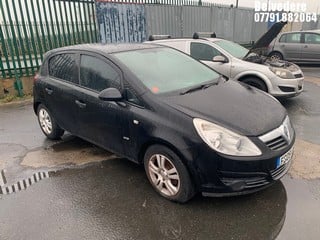 Location: Belvedere - 2009 VAUXHALL CORSA LIFE A/C 5 Door Hatchback REG: FG09AHO, Keys: No, MOT Expiry date: 22/01/2025, 1229 Petrol, 5 Speed Manual Petrol, Former Keepers: 8