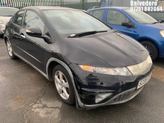 Location: Belvedere - 2008 HONDA CIVIC SE I-VTEC 5 Door Hatchback REG: SC08CEF, Keys: No, MOT Expiry date: 29/11/2024, 1799 Petrol, 6 Speed Manual Petrol, Former Keepers: 6