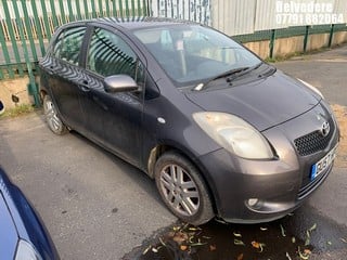 Location: Belvedere - 2007 TOYOTA YARIS TR 5 Door Hatchback REG: GU57HPO, Keys: No, MOT Expiry date: 12/06/2024, 1296 Petrol, 5 Speed Manual Petrol, Former Keepers: 4