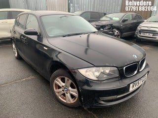 Location: Belvedere - 2007 BMW 116I SE 5 Door Hatchback REG: RV57GZL, Keys: No, MOT Expiry date: 17/11/2024, 1596 Petrol, 6 Speed Manual Petrol, Former Keepers: 8