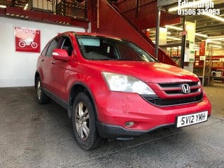 Location: Edinburgh - 2012  HONDA  CR-V SE + I-VTEC 	 Estate  REG: SV12YMH, 1997cc Petrol , 6 Speed Manual Petrol 	, Former Keepers: 2, Keys: Yes, MOT Expiry date: 06/09/2024