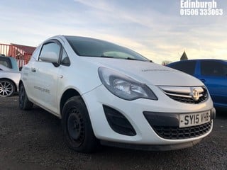 Location: Edinburgh - 2015 VAUXHALL CORSA CDTI ECOFLEX Car Derived Van REG: SY15VHB, Keys: No, MOT Expiry date: 29/03/2025, 1248 Diesel, 5 Speed Manual Diesel, Former Keepers: 7