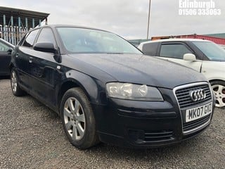 Location: Edinburgh - 2007 AUDI A3 SPECIAL EDITION TDI 5 Door Hatchback REG: MK07GVZ, Keys: No, MOT Expiry date: 12/12/2024, 1896 Diesel, 5 Speed Manual Diesel, Former Keepers: 5