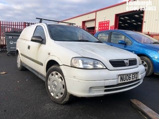 Location: Edinburgh - 2006 VAUXHALL ASTRAVAN ENVOY CDTI Car Derived Van REG: NU06EKD, Keys: No, MOT Expiry date: 13/02/2023, 1686 Diesel, 5 Speed Manual Diesel, Former Keepers: 4