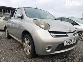 Location: Edinburgh - 2005 NISSAN MICRA SPORT 5 Door Hatchback REG: SP55SRZ, Keys: No, MOT Expiry date: 17/08/2024, 1386 Petrol, 5 Speed Manual Petrol, Former Keepers: 3