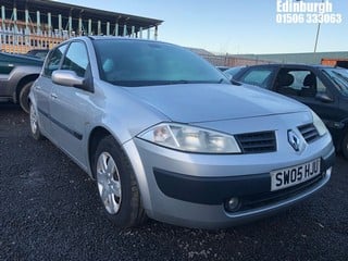 Location: Edinburgh - 2005 RENAULT MEGANE EXP-ION DCI 86 E4 5 Door Hatchback REG: SW05HJU, Keys: No, MOT Expiry date: 15/08/2024, 1461 Diesel, 5 Speed Manual Diesel, Former Keepers: 6