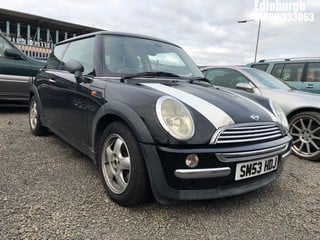 Location: Edinburgh - 2003 MINI MINI ONE 3 Door Hatchback REG: SM53HDJ, Keys: No, MOT Expiry date: 07/03/2025, 1598 Petrol, 5 Speed Manual Petrol, Former Keepers: 8