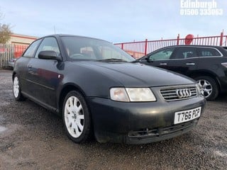 Location: Edinburgh - 1999 AUDI A3 1.8T SPORT 3 Door Hatchback REG: T766PGP, Keys: Yes, MOT Expiry date: 21/03/2019, 1781 Petrol, 5 Speed Manual Petrol, Former Keepers: 7