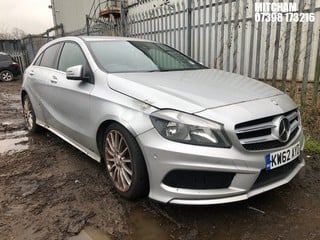 Location: MITCHAM - 2013 MERCEDES-BENZ A220 BLUE-CY AMG SPORT CD 	 5 DOOR HATCHBACK REG: KW62AYD, 2143cc DIESEL, 7 SPEED AUTO DIESEL, Former Keepers: 4, Keys: No, MOT: Expiry date28/12/2023