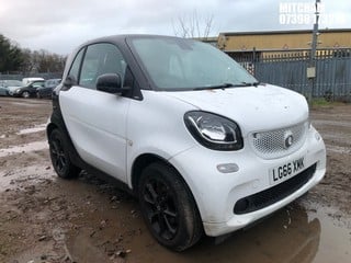 Location: MITCHAM - 2016 SMART FORTWO PASSION 	 COUPE REG: LG66XMK, 999cc PETROL, 5 SPEED MANUAL PETROL, Former Keepers: 4, Keys: No, MOT: Expiry date07/10/2025