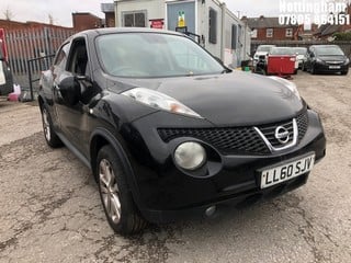 Location: Nottingham - 2010 NISSAN JUKE ACENTA PREMIUM DCI 5 Door Hatchback REG: LL60SJV, Keys: No, MOT Expiry date: 16/01/2024, 1461 Diesel, 6 Speed Manual Diesel, Former Keepers: 15