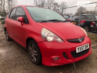 Location: Mitcham - 2007 HONDA JAZZ SPORT 5 Door Hatchback REG: YX57DHF, Keys: No, MOT Expiry date: 18/01/2025, 1339 Petrol, AUTOMATIC, Former Keepers: 4