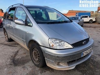 Location: Nottingham - 2002 FORD GALAXY ZETEC TDI MPV REG: GY52OXF, Keys: No, MOT Expiry date: 30/01/2025, 1896 Diesel, 6 Speed Manual Diesel, Former Keepers: 5