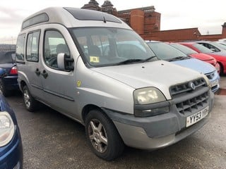 Location: Nottingham - 2004 FIAT DOBLO JTD ELX MPV REG: YY53YRK, Keys: No, MOT Expiry date: 24/01/2025, 1910 Diesel, 5 Speed Manual Diesel, Former Keepers: 3