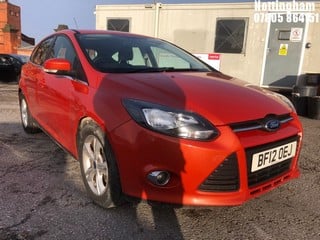 Location: Nottingham - 2012  FORD  FOCUS ZETEC 125 AUTO 	 5 Door Hatchback 	 REG: BF12OEJ, 1596cc Petrol , 6 Speed Auto Petrol 	, Former Keepers: 6, Keys: Yes, MOT Expiry date: 27/06/2025