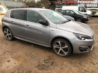 Location: Peterborough - 2015 PEUGEOT 308 GT LINE HDI BLUE S/S 5 Door Hatchback REG: RJ65FUV, Keys: No, MOT Expiry date: 28/01/2024, 1560 Diesel, 6 Speed Manual Diesel, Former Keepers: 2