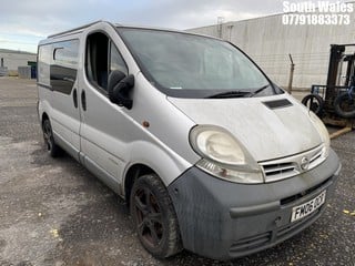 Location: South Wales - 2006 NISSAN PRIMASTAR SE DCI100 SWB Panel Van REG: FM06OCR, Keys: No, MOT Expiry date: 15/02/2025, 1870 Diesel, 6 Speed Manual Diesel, Former Keepers: 8