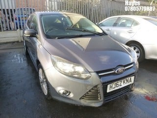 NOTE: ATF Registered Buyers ONLY - Location:  Hayes - 2012 FORD FOCUS ZETEC TURBO 5 Door Hatchback REG: HJ62KNA, Keys: No, 998 Petrol, 5 Speed Manual Petrol, Former Keepers: 6