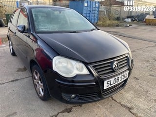 Location: Hull - 2008 VOLKSWAGEN POLO MATCH 80 AUTO 5 Door Hatchback REG: SL08SUX, Keys: No, MOT Expiry date: 27/05/2025, 1390 Petrol, 6 Speed Auto Petrol, Former Keepers: 8