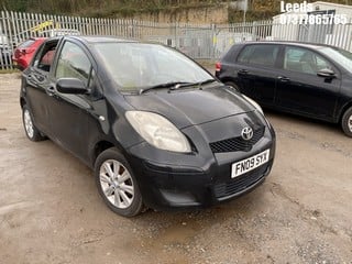 Location: Leeds - 2009 TOYOTA YARIS TR VVT-I 5 Door Hatchback REG: FN09SYX, Keys: No, MOT Expiry date: 14-08-2023, 998 Petrol, 5 Speed Manual Petrol, Former Keepers: 8