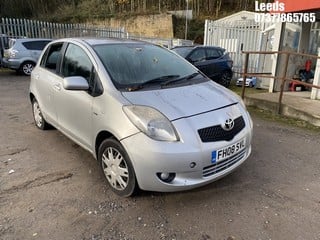 Location: Leeds - 2008 TOYOTA YARIS T3 D-4D 5 Door Hatchback REG: FH08SVL, Keys: No, MOT Expiry date: 31-07-2025, 1364 Diesel, 5 Speed Manual Diesel, Former Keepers: 16