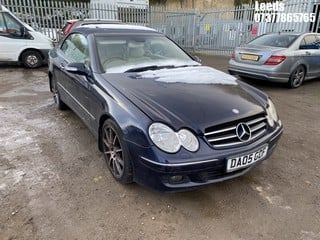 Location: Leeds - 2005 MERCEDES CLK200 K ELEGANCE AUTO Convertible REG: DA05GDF, Keys: No, MOT Expiry date: 01-03-2025, 1796 Petrol, 5 Speed Auto Petrol, Former Keepers: 6