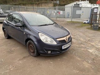 Location: Leeds - 2009 VAUXHALL CORSA DESIGN 16V T-PORT 3 Door Hatchback REG: BV59MXD, Keys: No, MOT Expiry date: 26-03-2025, 1364 Petrol, 5 Speed Manual Petrol, Former Keepers: 5