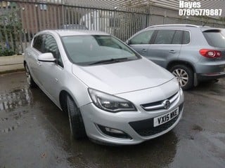 Location: HAYES / HEATHROW - 2015 VAUXHALL ASTRA SRI CDTI 5 Door Hatchback REG: VX15WKE, 1686 Diesel, 6 Speed Manual Diesel, Former Keepers: 6, Keys: No, MOT: Expiry date08/01/2025