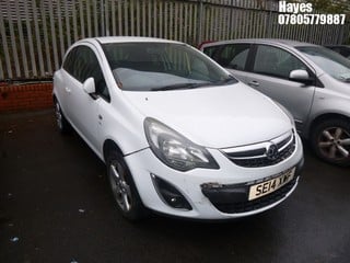 Location:  Hayes - 2014 VAUXHALL CORSA SXI 3 Door Hatchback REG: SE14XWF, Keys: No, MOT Expiry date: 09/09/2024, 1229 Petrol, 5 Speed Manual Petrol, Former Keepers: 4