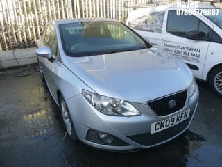 Location:  Hayes - 2009 SEAT IBIZA SE 3 Door Hatchback REG: CK09KFN, Keys: No, MOT Expiry date: 14/08/2024, 1390 Petrol, 5 Speed Manual Petrol, Former Keepers: 6