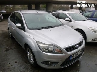 Location:  Hayes - 2008 FORD FOCUS ZETEC 100 5 Door Hatchback REG: NJ08XTW, Keys: No, MOT Expiry date: 28/09/2024, 1596 Petrol, 5 Speed Manual Petrol, Former Keepers: 5