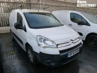 Location:  Hayes - 2010 CITROEN BERLINGO 625 LX HDI 75 Panel Van REG: RF10EKH, Keys: No, MOT Expiry date: 12/05/2025, 1560 Diesel, 5 Speed Manual Diesel, Former Keepers: 5